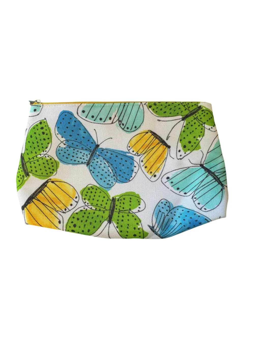 Clinique Vera Neumann Butterfly & Sunflower Cosmetic Bags NWOT